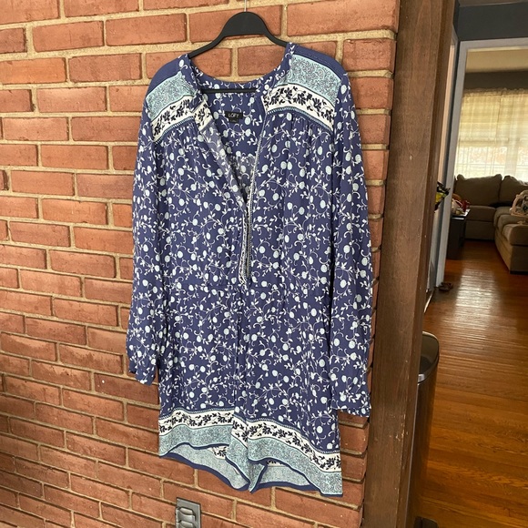 LOFT Pants - Loft Patterned Romper Sz L